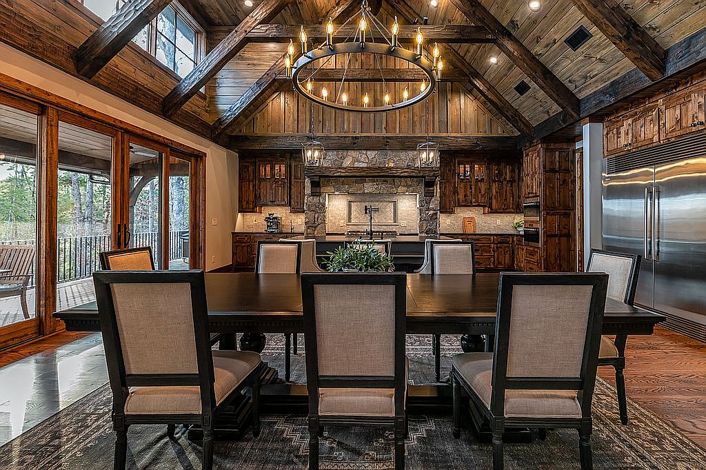 Kitchen in the Whiteman home built by Snyder Corporation